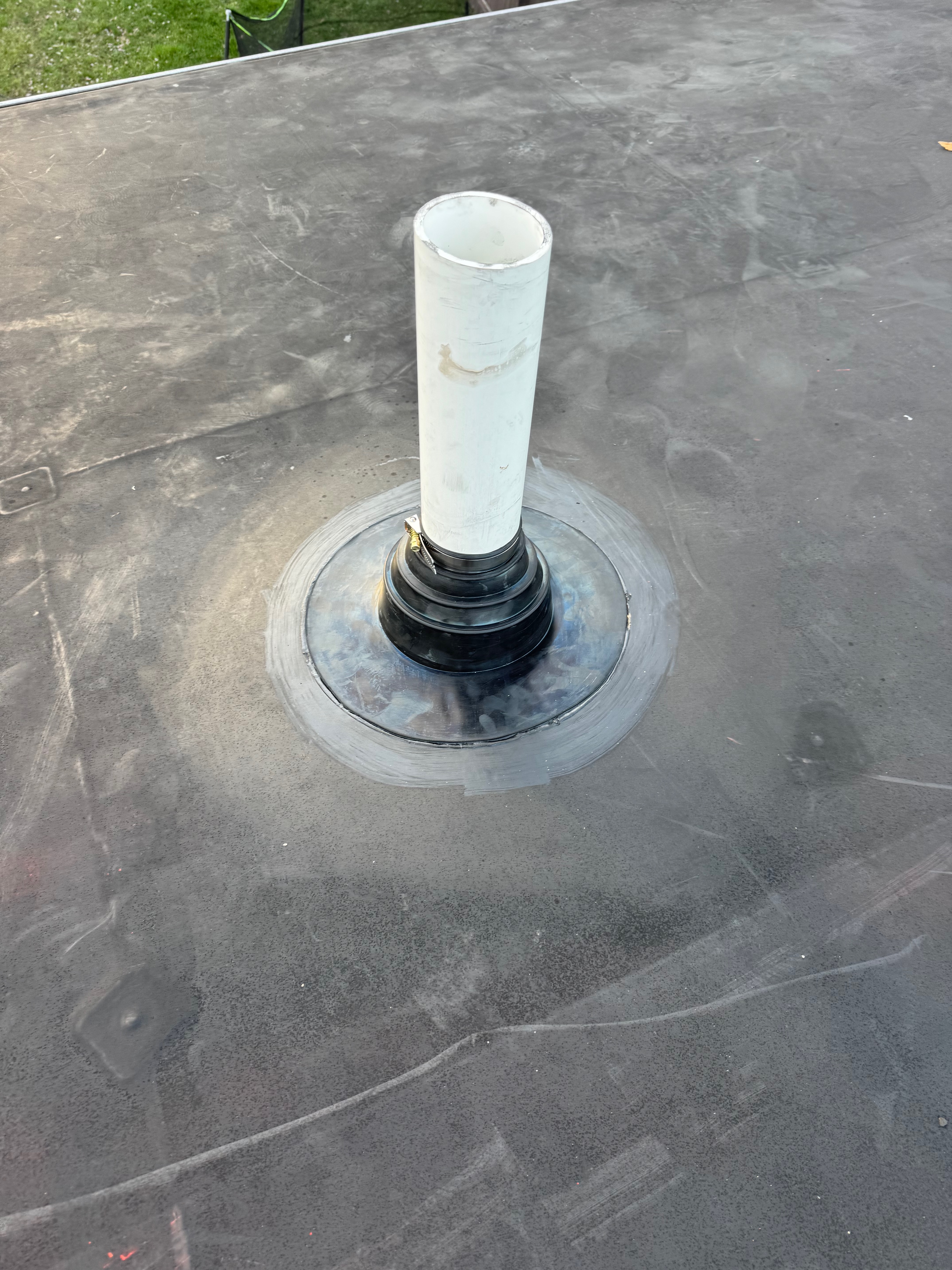 Roof repair project