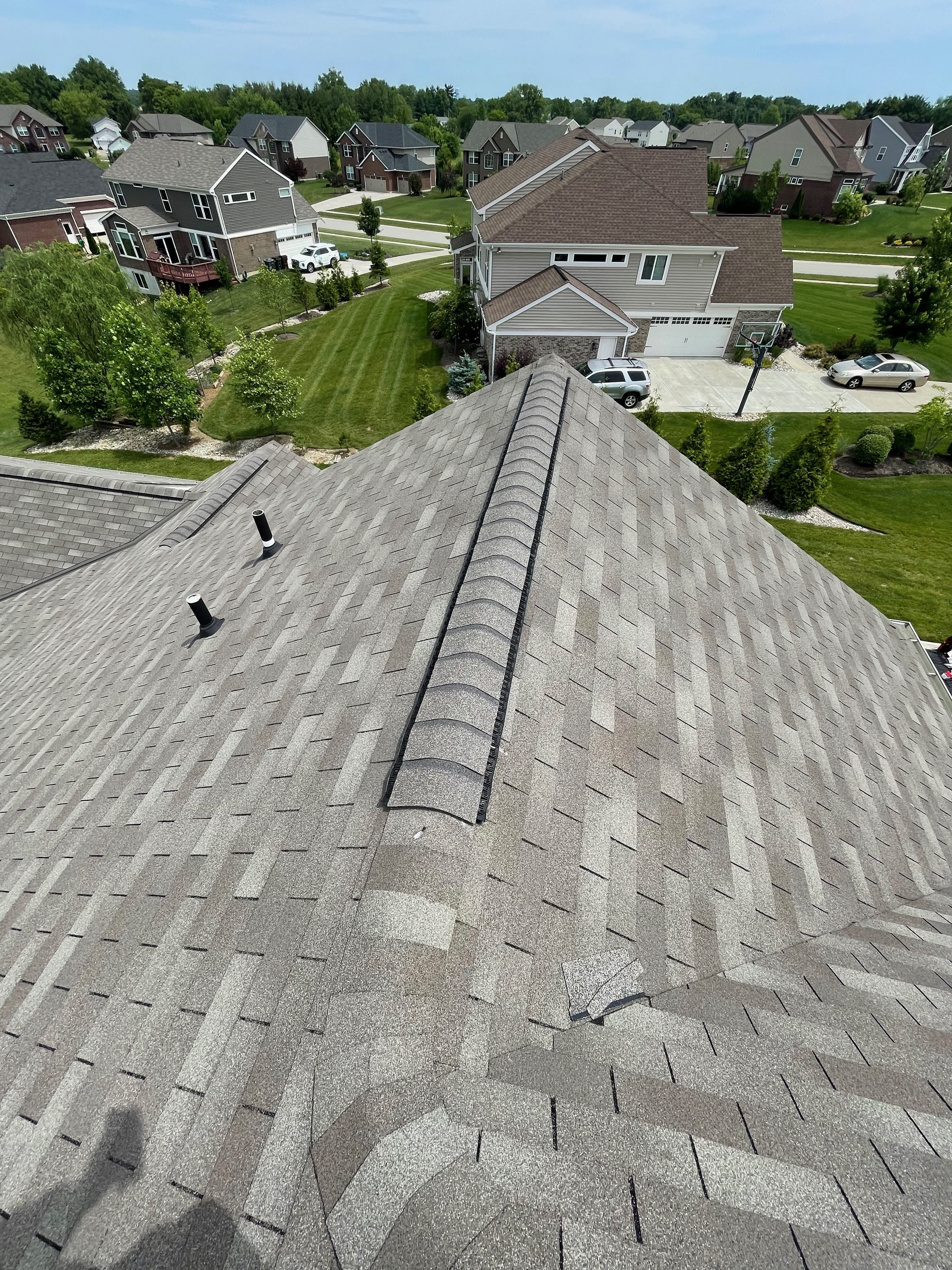 Ridge vent repair